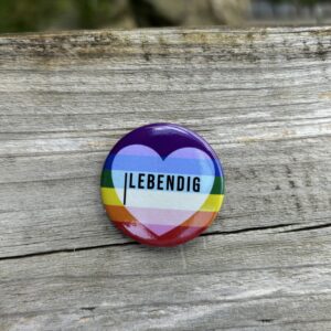 Kleiner Button "Regenbogen"