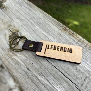 Schlüsselanhänger aus Holz